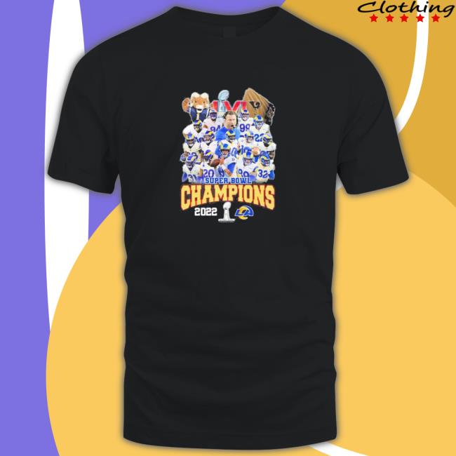 Official Los Angeles Rams Super Bowl Champions 2022 Shirts