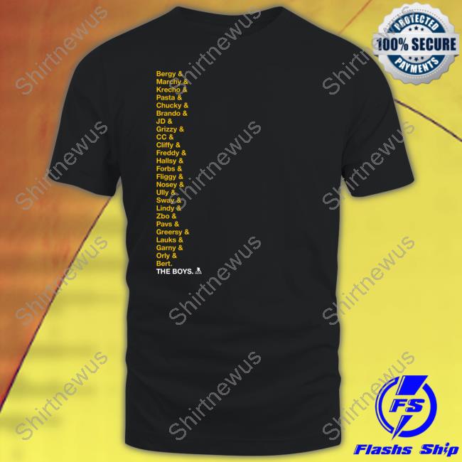 Bruins 2023 The Boys Roster Sweatshirt Bruins 2023 The Boys Roster T-Shirt