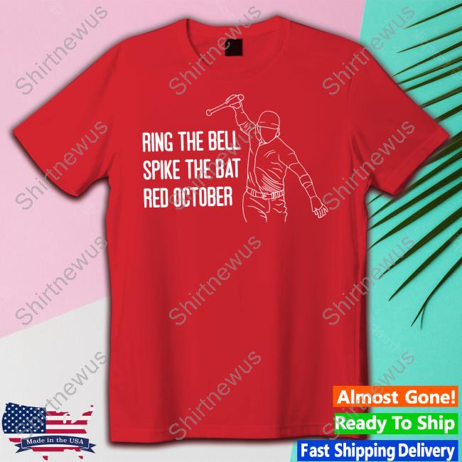 Barstool Sports Store Ring The Bell Spike The Bat Red October Long Sleeve Tee