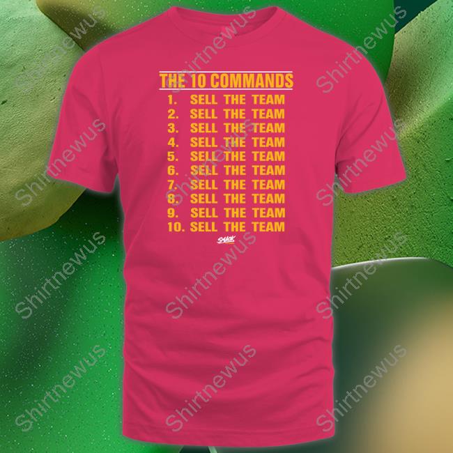 The 10 Commands Sell The Team Tee Shirt