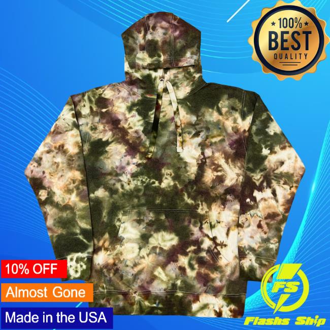 The Tie Dye Company Woodland Camo Tie Dye Hooded Sweatshirt