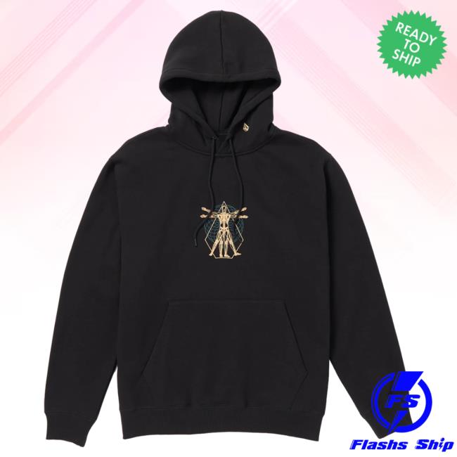 Volcom Stone Clothing Shop Store Utopic Pullover Sweatshirt Black