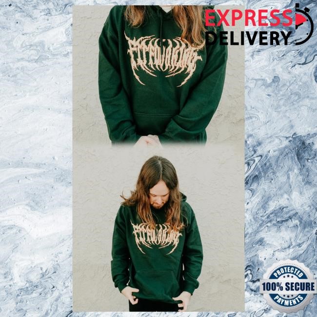 Fit For A King Puff Print Pullover Hoodie