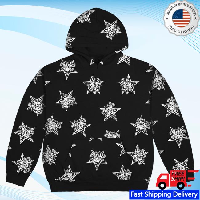 Official City Morgue Clothing Shop All Over Print Baphomet Pull Over Hoodie Aop Citymorgue Merch