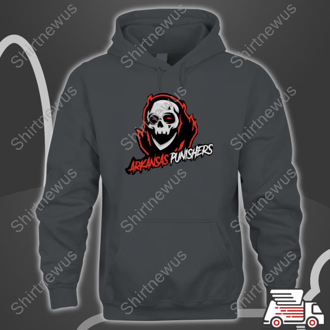 Arkansas Punishers Hooded Sweatshirt Arkansas Punishers T Shirt Eric Musselman