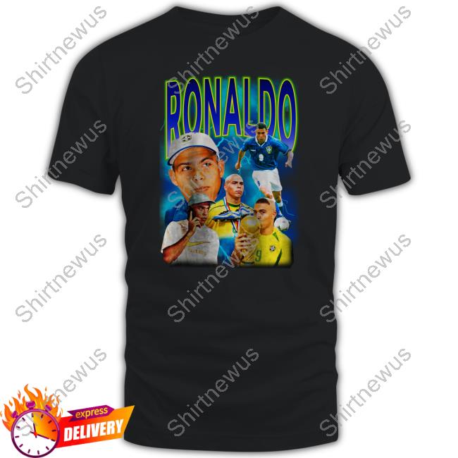 Official Real Madrid Vinícius Júnior Retro Football Gang Merch Ronaldo Nazário Fenomeno T Shirts