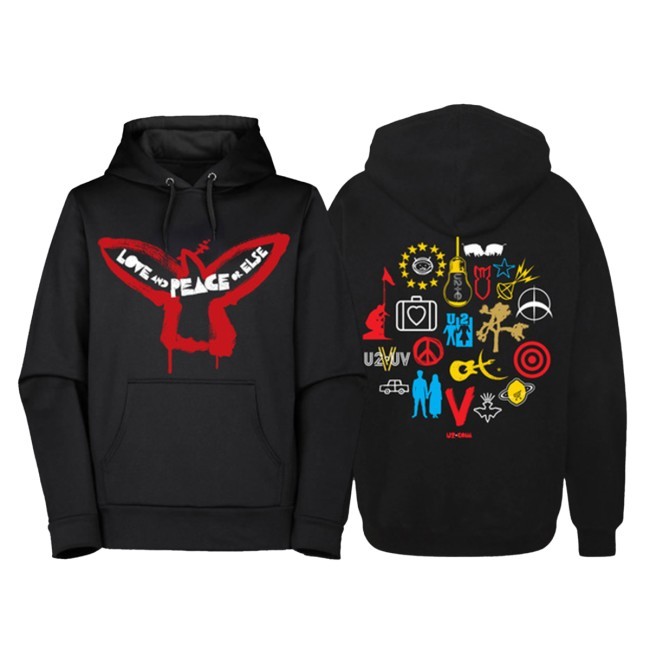 Official Love And Peace Or Else Hoodie