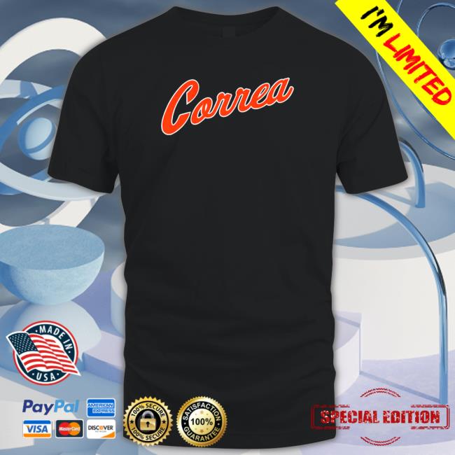 Official Carlos Correa New York Script Hoodie