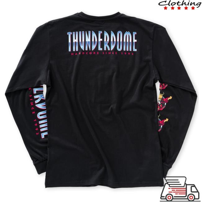 Thunderdome Original Long Sleeve Tees black Thunderdome Merch Store Shop