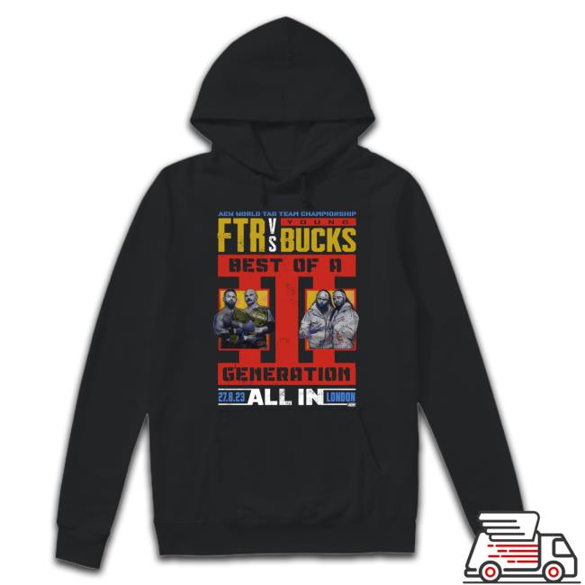 Official All In 2023 Matchup FTR vs. Young Bucks Tee Shirt