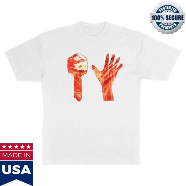 Lucki Merch Red Key White Top Shirt (designed by Lonewolf)