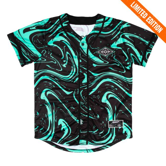 Official Slander Merch Spaceman Jersey - Mint/Black Marble
