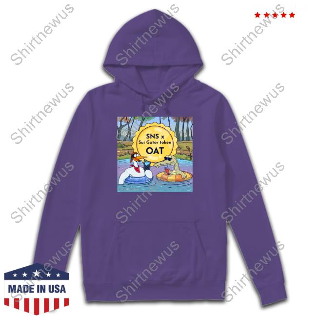 Sns X Sui Gator Token Oat Long Sleeve Tee Shirt Sui Name Service