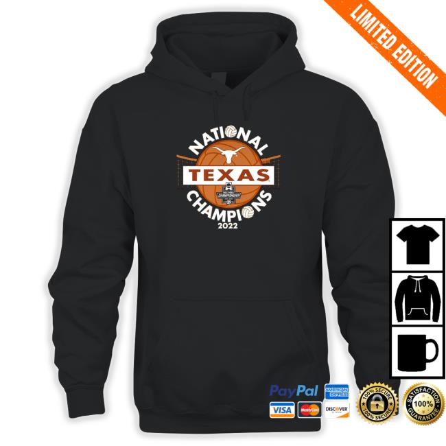 Official Texas Longhorns 2022 National Volleyball Champions Hooded Sweatshirt