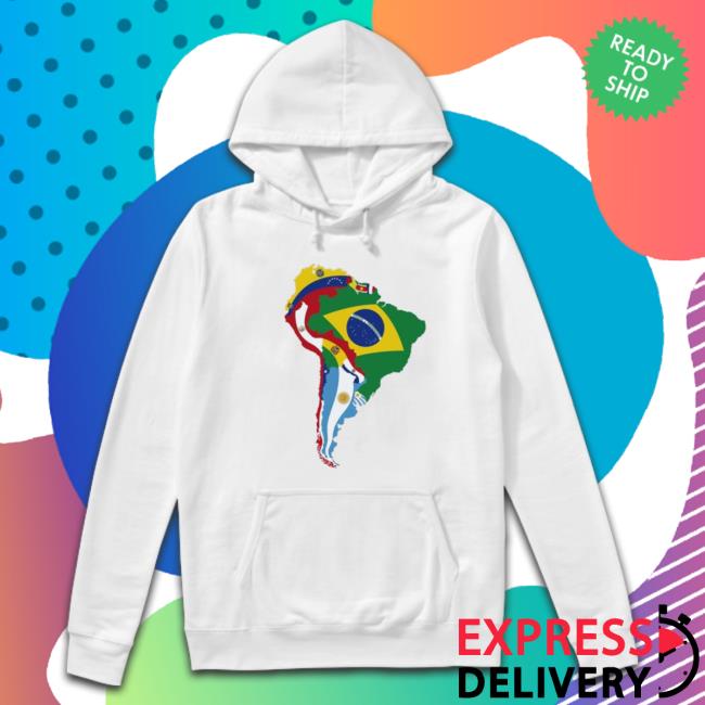 Official South America Flag Map Sweaters