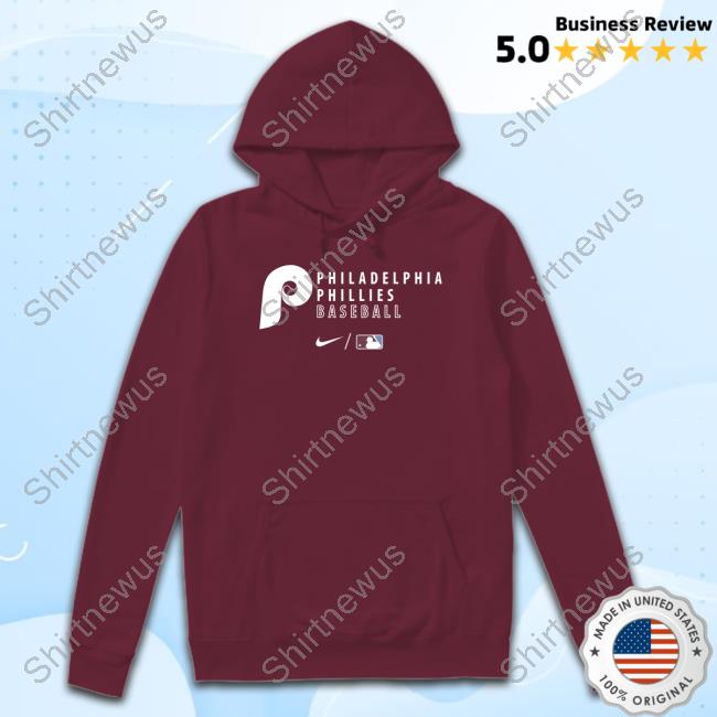Official Philadelphia Phillies Baseball Collection Logo Stack Crew neck Sweatshirt