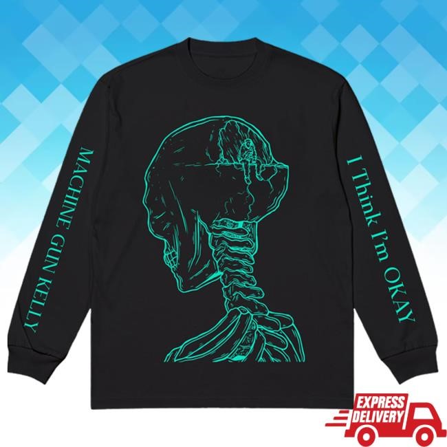 Machine Gun Kelly | I Think I'm Okay Classic Long Sleeve T Shirt MGK Official Merch Store | Hotel Diablo: Floor 13 Edition