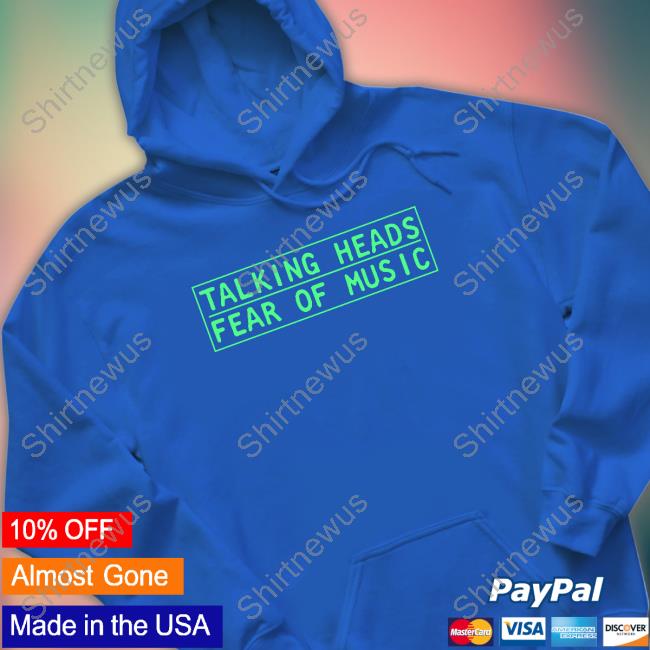 Talking Heads Fear Of Music T Shirt Black