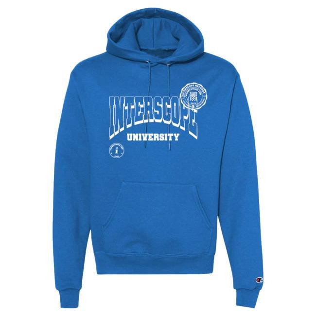 Official Interscope Blue University Attractive Hoodie