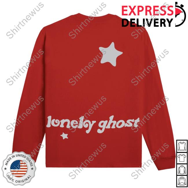 Official Lonely Ghost Clothing Store Forever Young This Is All A Dream Don't Wake Me Up Yet Crewneck Red Lonelyghost Merch