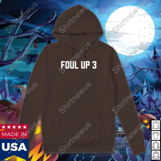 Foul Up 3 Shirt Black Barstool Sports Store Foul Up 3 Tee Shirt