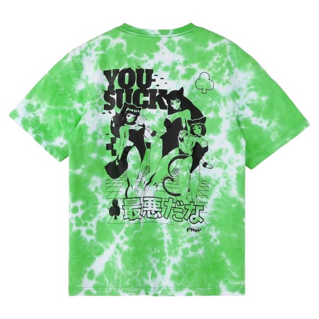 Official Paymoneywubby Pmw Store Rescue Me Tee - Tie Dye Green Tshirt