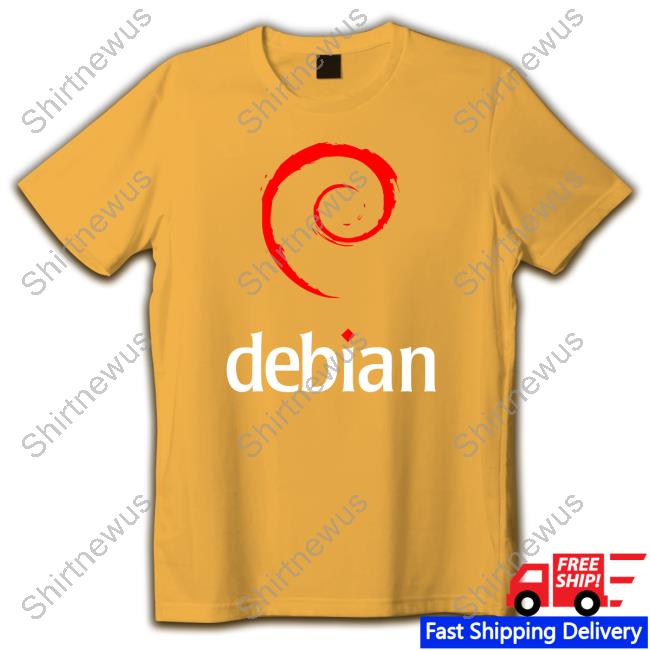 Official Jeff Geerling Debian Gnu Linux Logo Tee