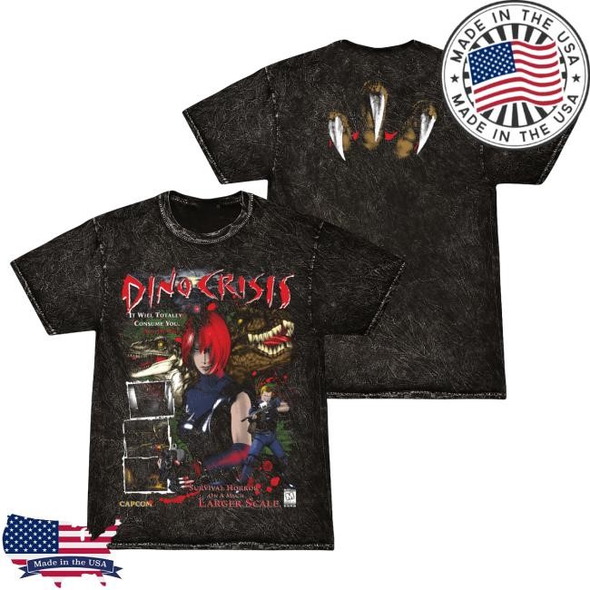 Dino Crisis • Secret Facility (Vintage Wash Variant) Tee • Graveyard Goods