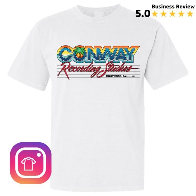 Conway Recording Studios Logo Tee Shirt Luke Hemmings Wearing