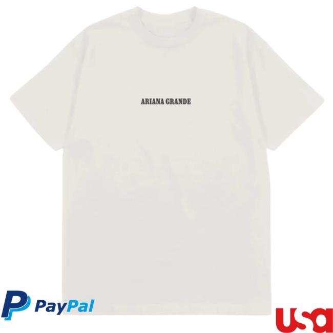 Official Ariana Grande Merch Yes, And? White Shirt