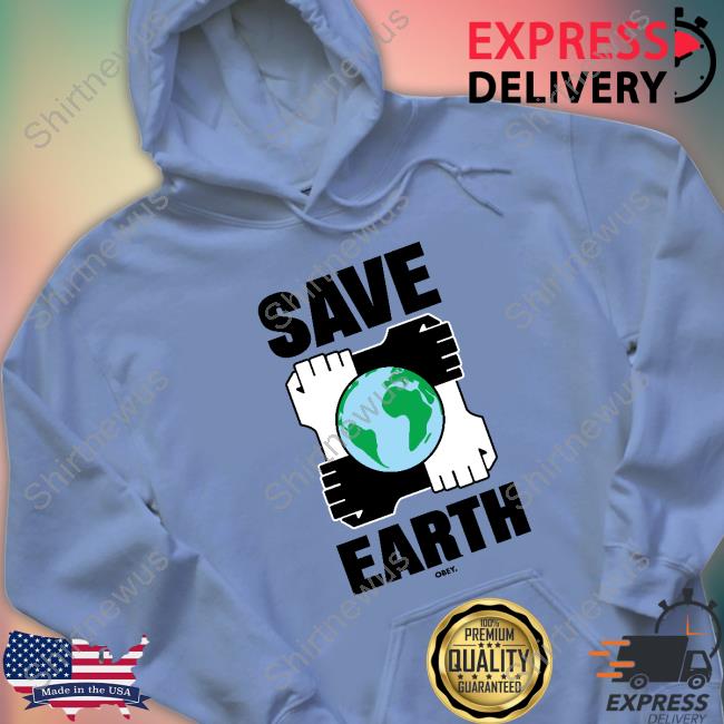 Official Dogfish Menswear OBEY Save Earth Shirt