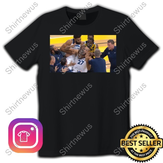 Draymond Green Headlocks Rudy Gobert New Shirt