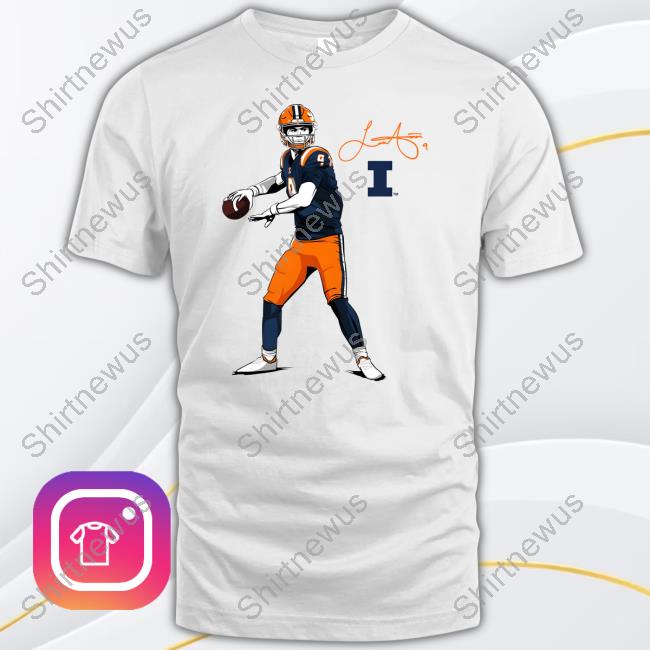Official Luke Altmyer Merch Luke Altmyer Caricature Tee Illinois