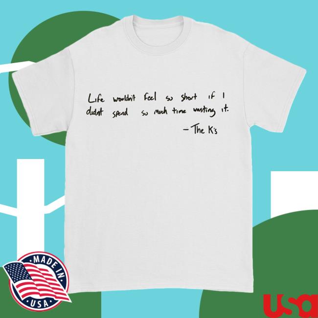 The K's Merch The K's Handwritten Lyric Stacked Tee