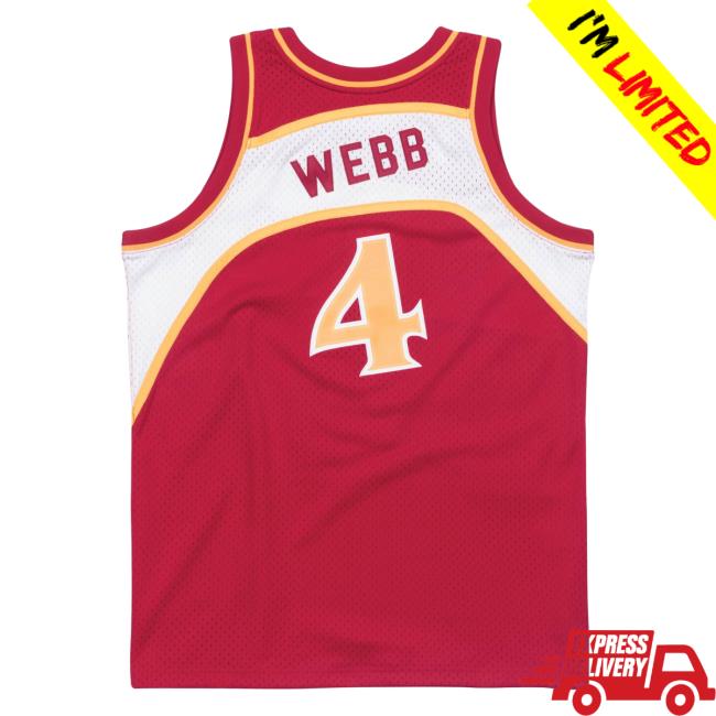 Official Moda3 Mitchell And Ness Hawks Spud Webb '86-87 Road Swingman Jersey Tank T-Shirt Official Moda3 Mitchell And Ness Hawks Spud Webb '86-87 Road Swingman Jersey Tank Tees