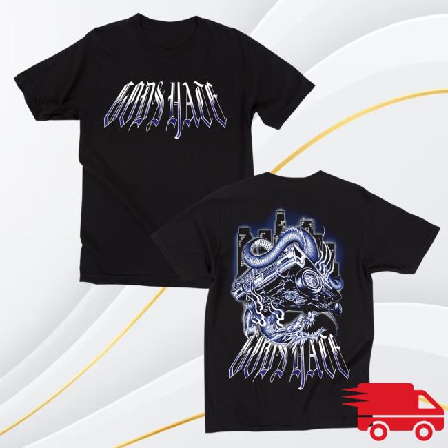 God's Hate Blue Dragon New Shirt