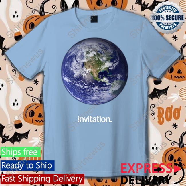 F1 Race Sebastian Vettel Earth Invitation T Shirt