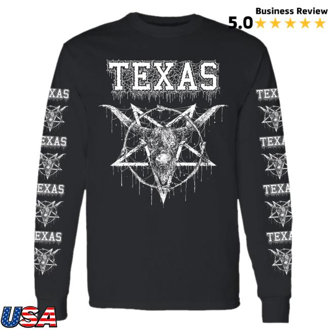 Raw Paw Shop Spirit Of Texas Long Sleeve Tee Shirt