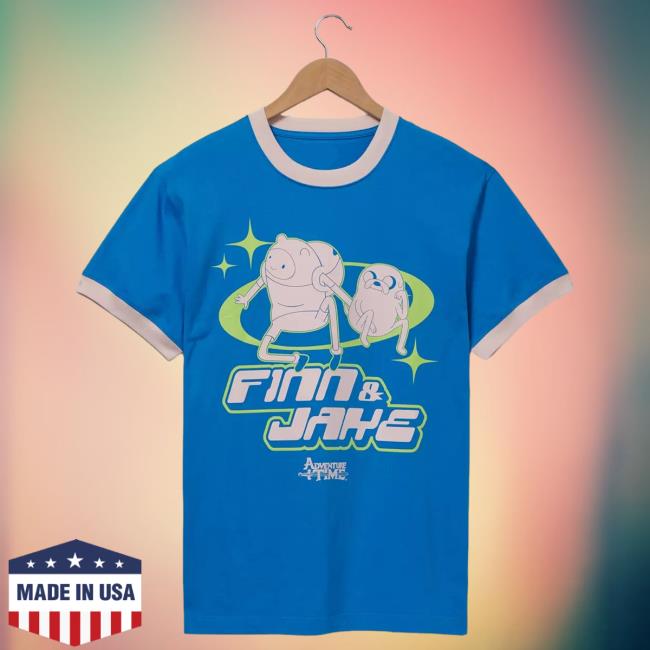 Official Box Lunch Merch Store BoxLunch x Cartoon Network Adventure Time Tonal Ringer Shirt Box lunch Clothing Shop