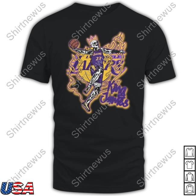 Official Lakeshowyo Los Angeles Lakers King James Shirt