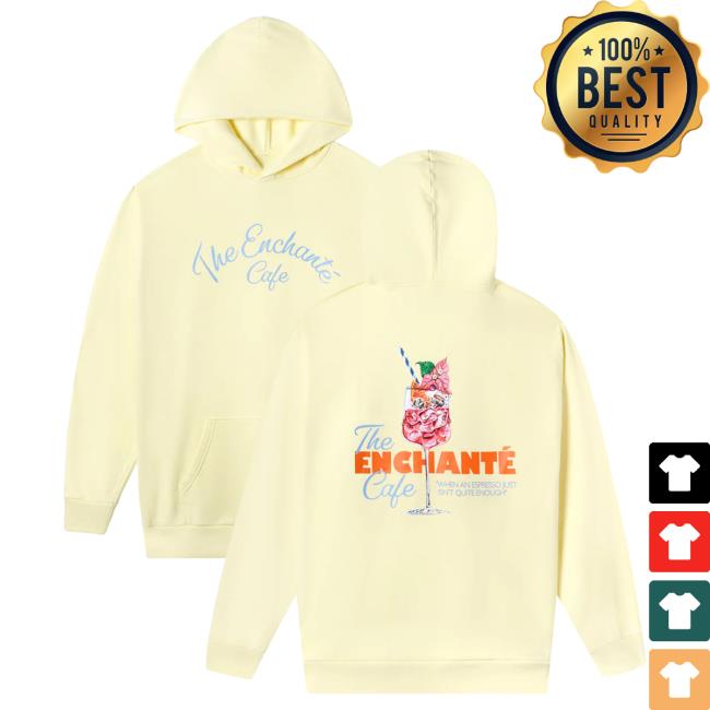 Official Daniel Ricciardo Merch Store The Enchanté Cafe Spritz Crew neck Yellow DanielRicciardo Shop