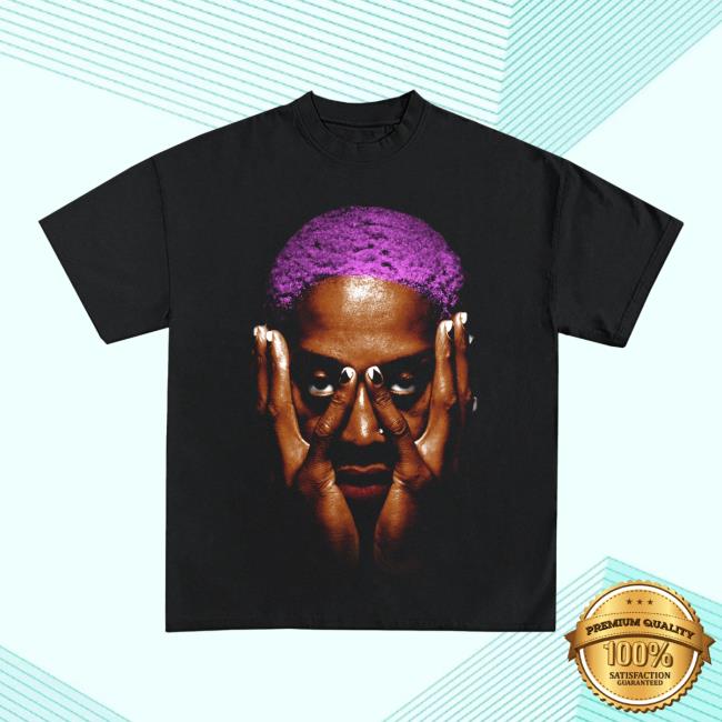Dennis Rodman Jumbo Purple Hoodies