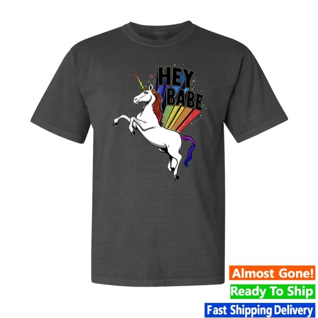 Hey Babe Unicorn Tee Sal Vulcano