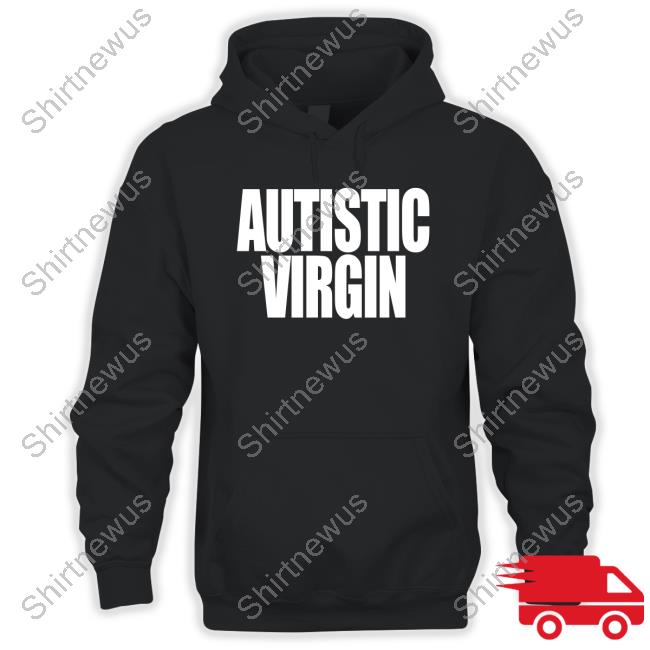 Autistic Virgin Shirt Black