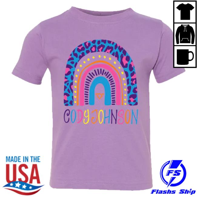 Official Cody Johnson Merch Store Cody Johnson Rainbow Youth Popover Shirt Cody Johnson Apparel Clothing Shop CodyJohnson